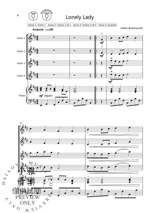 Gems for Violin Ensembles 2 Easy Ensemble Pieces with Piano 小提琴 小品 鋼琴 | 小雅音樂 Hsiaoya Music