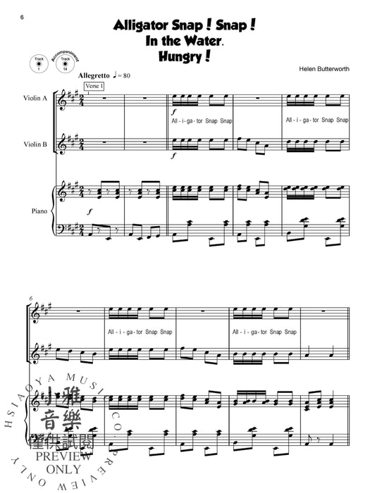 Gems for Beginner Violin Groups Very Easy Ensemble Pieces with Piano 小提琴 小品 鋼琴 | 小雅音樂 Hsiaoya Music