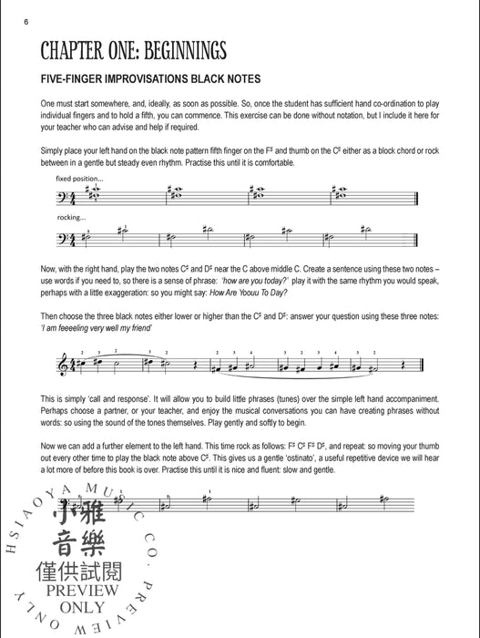 So You Want to Learn to Improvise? A Step-by-Step Guide to Creative Piano Playing 鋼琴奏法 | 小雅音樂 Hsiaoya Music