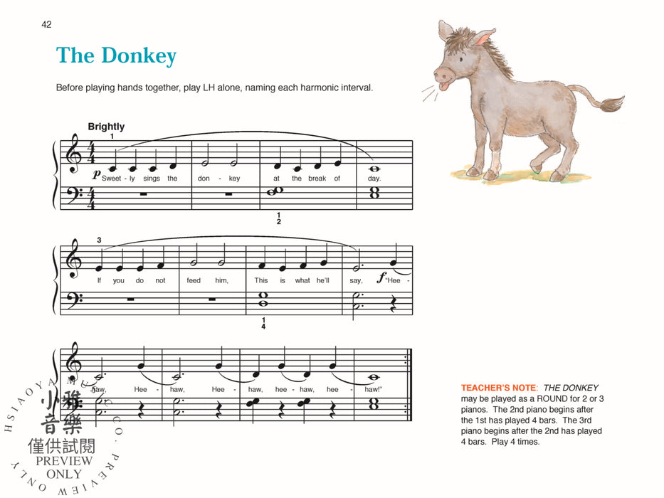 Alfred's Basic Graded Piano Course, Lesson Book 1 Elementary 鋼琴 | 小雅音樂 Hsiaoya Music