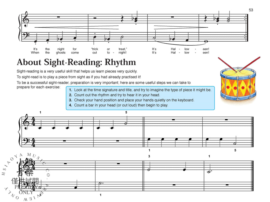 Alfred's Basic Graded Piano Course, Lesson Book 1 Elementary 鋼琴 | 小雅音樂 Hsiaoya Music