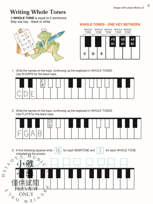 Alfred's Basic Graded Piano Course, Theory Book 2 Preparatory 鋼琴 | 小雅音樂 Hsiaoya Music
