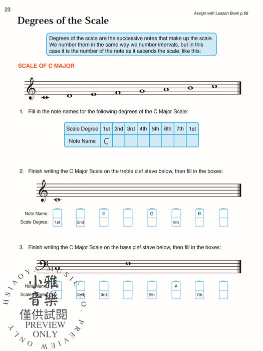 Alfred's Basic Graded Piano Course, Theory Book 2 Preparatory 鋼琴 | 小雅音樂 Hsiaoya Music