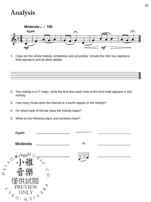 Alfred's Basic Graded Piano Course, Theory Book 3 Grade 1 鋼琴 | 小雅音樂 Hsiaoya Music