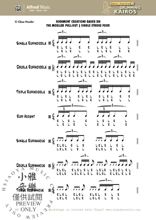Claus Hessler's Drumming Kairos Get Ready for the Sweet Spot! | 小雅音樂 Hsiaoya Music