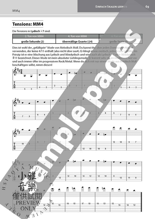Garantiert Skalen Lernen für Gitarre [Guaranteed Learn Scales for Guitar] 吉他 | 小雅音樂 Hsiaoya Music