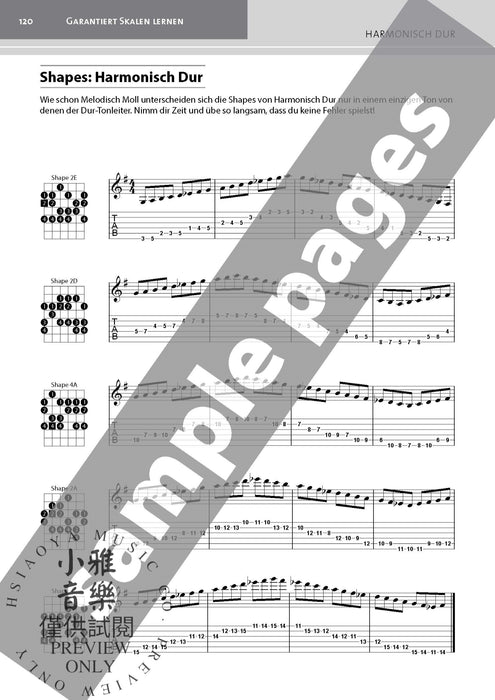 Garantiert Skalen Lernen für Gitarre [Guaranteed Learn Scales for Guitar] 吉他 | 小雅音樂 Hsiaoya Music