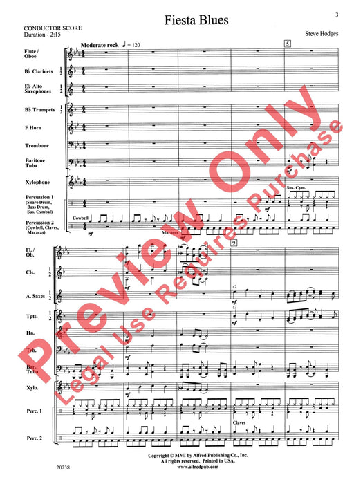 Fiesta Blues 藍調 總譜 | 小雅音樂 Hsiaoya Music