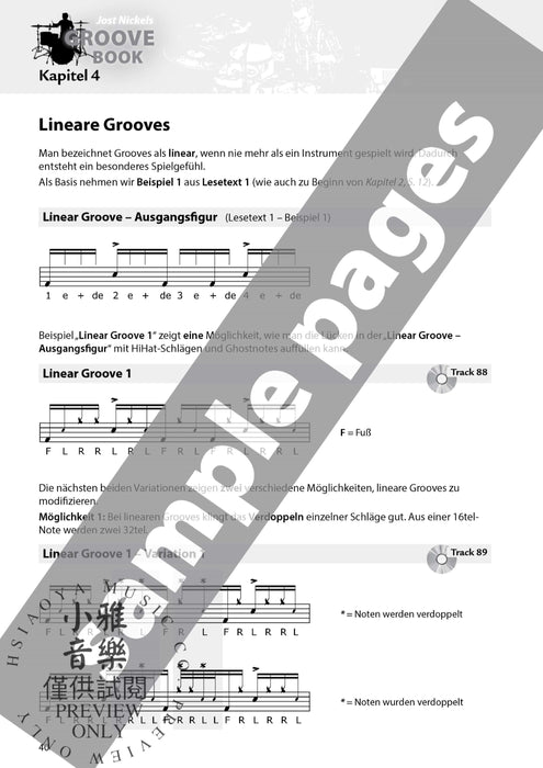 Jost Nickel's Groove Book | 小雅音樂 Hsiaoya Music