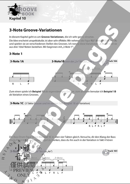Jost Nickel's Groove Book | 小雅音樂 Hsiaoya Music