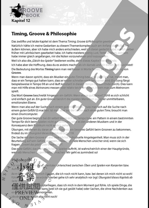 Jost Nickel's Groove Book | 小雅音樂 Hsiaoya Music