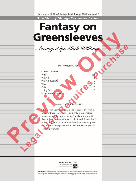 Fantasy on Greensleeves 幻想曲綠袖子 | 小雅音樂 Hsiaoya Music