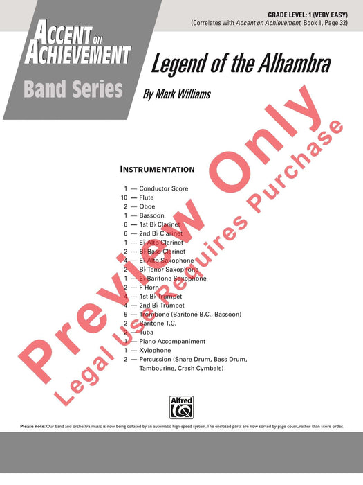 Legend of the Alhambra 傳奇曲 總譜 | 小雅音樂 Hsiaoya Music