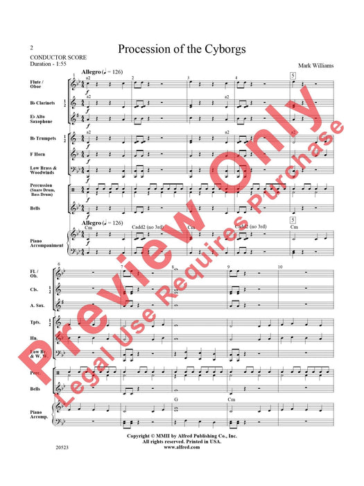 Procession of the Cyborgs 總譜 | 小雅音樂 Hsiaoya Music