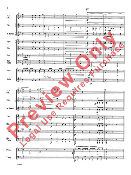 American Heroes March 進行曲 總譜 | 小雅音樂 Hsiaoya Music