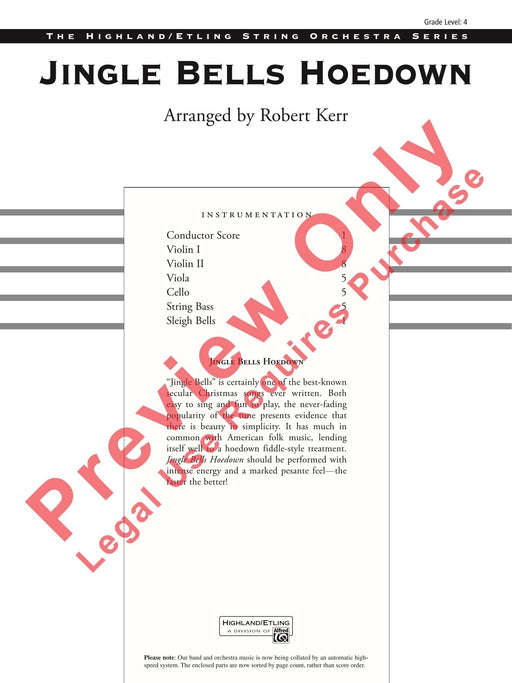 Jingle Bells Hoedown 總譜 | 小雅音樂 Hsiaoya Music