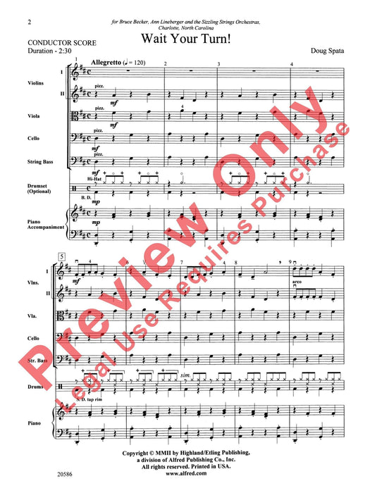 Wait Your Turn! 總譜 | 小雅音樂 Hsiaoya Music