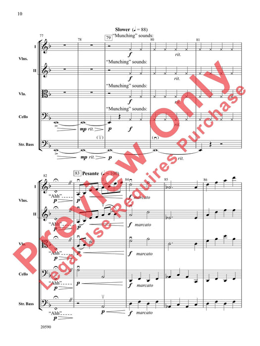 Curse of the Rosin Eating Zombies from Outer Space 總譜 | 小雅音樂 Hsiaoya Music