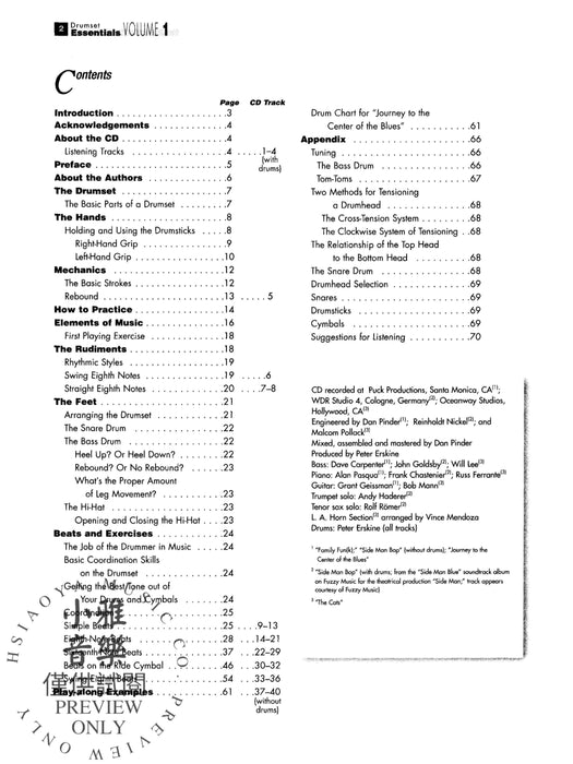 Drumset Essentials, Volume 1 | 小雅音樂 Hsiaoya Music