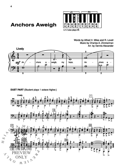 Alfred's Basic Piano Library: Patriotic Solo Book 1B 鋼琴 三重奏 獨奏 | 小雅音樂 Hsiaoya Music