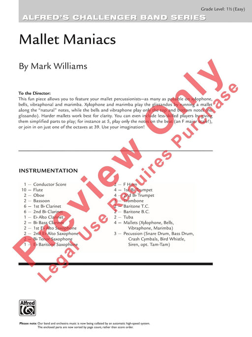 Mallet Maniacs Mallet Section Feature 樂節 總譜 | 小雅音樂 Hsiaoya Music