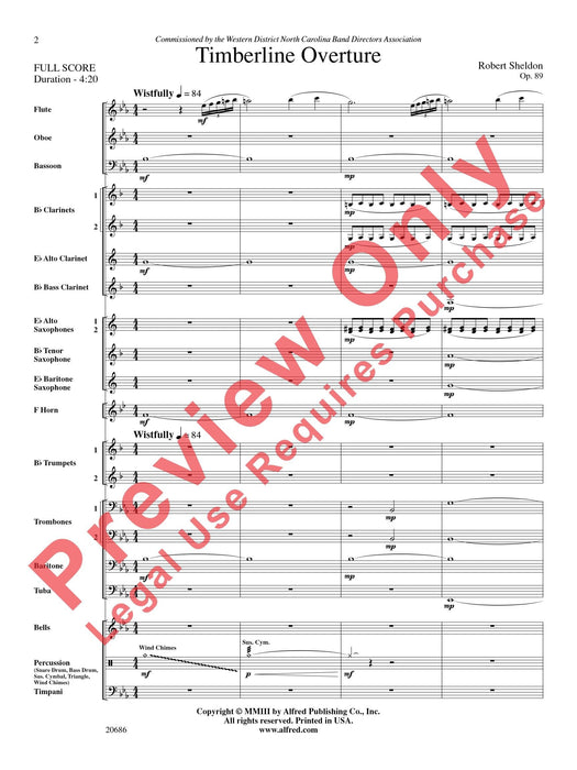 Timberline Overture 序曲 總譜 | 小雅音樂 Hsiaoya Music