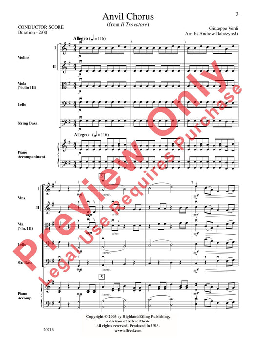 Anvil Chorus (from Il Trovatore) 威爾第,朱塞佩 合唱 遊唱詩人 總譜 | 小雅音樂 Hsiaoya Music