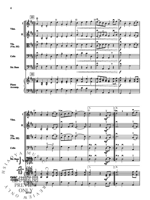 Two French Dances 舞曲 | 小雅音樂 Hsiaoya Music