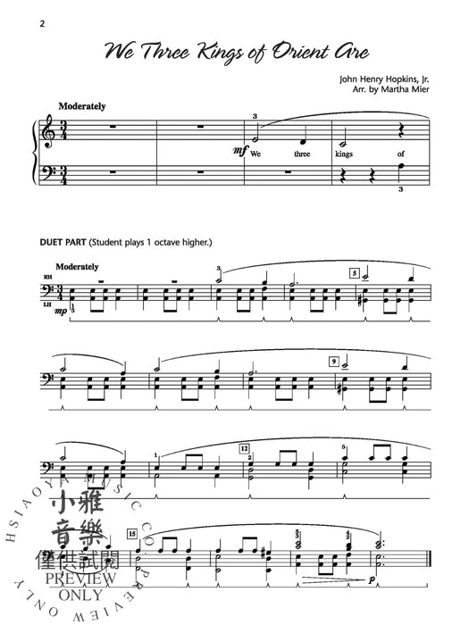 Christmas Delights, Book 1 8 Early Elementary Christmas Carols and Songs Arranged for Piano 耶誕頌歌 鋼琴 | 小雅音樂 Hsiaoya Music