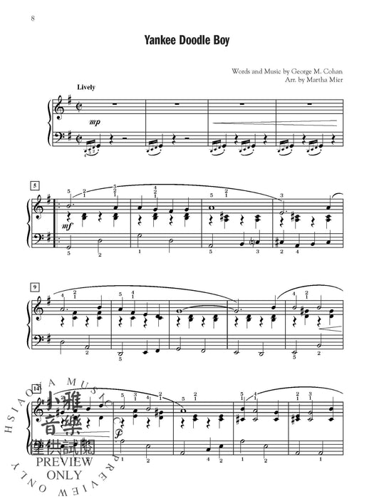 A Star-Spangled Celebration 6 Patriotic Songs Arranged for the Intermediate Pianist 三重奏 | 小雅音樂 Hsiaoya Music