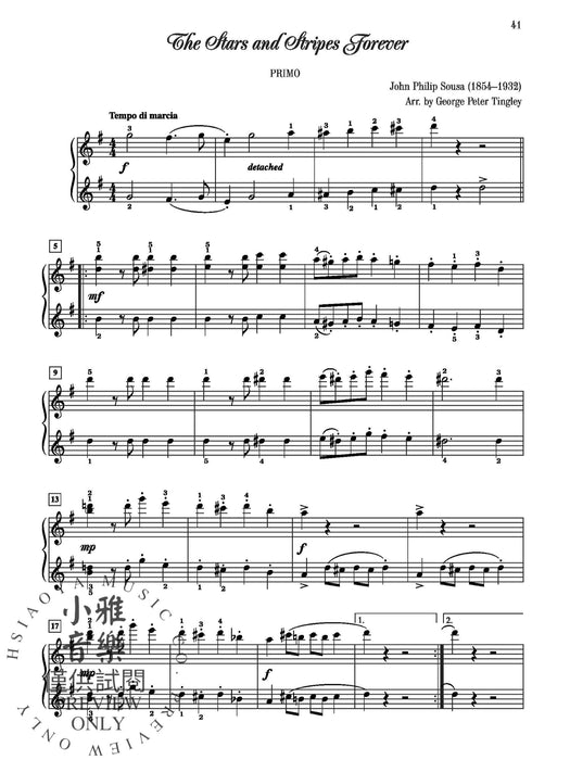 Classics for Piano Duet, Book 2 8 Duet Arrangements of Student Favorites for Intermediate to Late Intermediate Pianists 四手聯彈 二重奏 | 小雅音樂 Hsiaoya Music