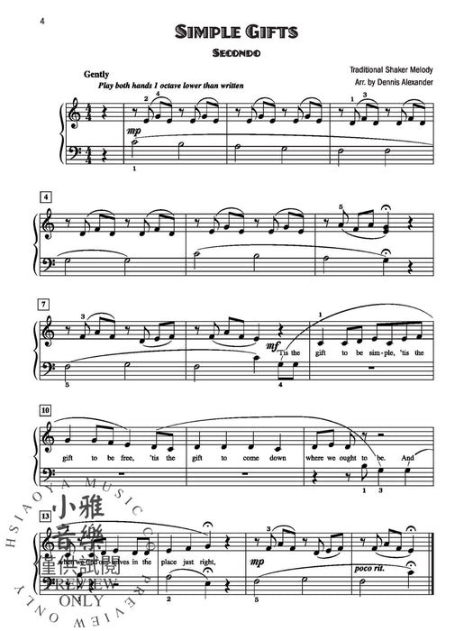 Five-Star Patriotic Duets 8 Colorful Late Elementary Arrangements for One Piano, Four Hands 三重奏 二重奏 鋼琴四手聯彈 | 小雅音樂 Hsiaoya Music