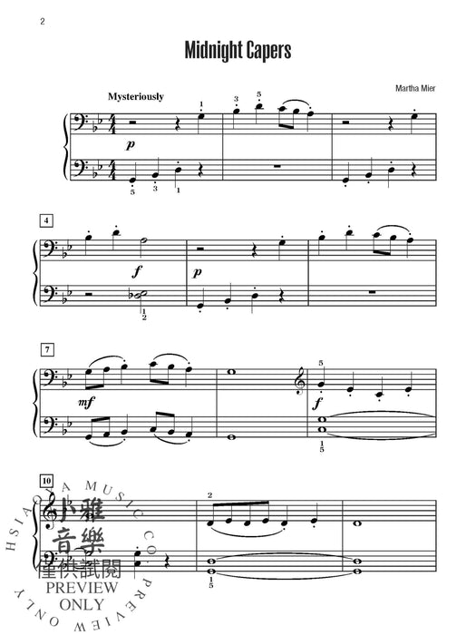 Center Stage, Book 1 Sparkling Solos That Showcase the Talents of the Late Elementary Pianist 獨奏 | 小雅音樂 Hsiaoya Music