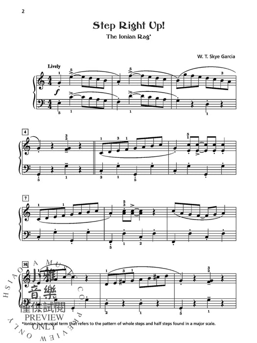 It's Ragtime! 8 Ragtime Solos and Arrangements for the Intermediate Pianist 繁音拍子獨奏 | 小雅音樂 Hsiaoya Music