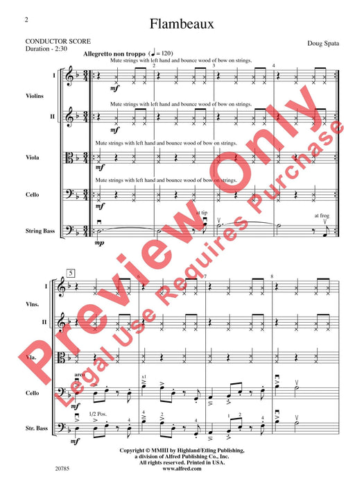 Flambeaux 總譜 | 小雅音樂 Hsiaoya Music