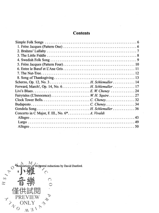 Solos for Young Cellists Cello Part and Piano Acc., Volume 1 Selections from the Cello Repertoire 獨奏 大提琴 鋼琴 大提琴 | 小雅音樂 Hsiaoya Music