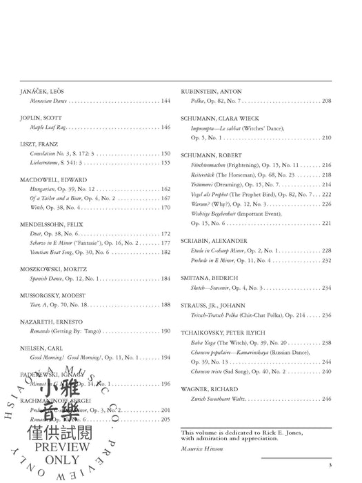 Anthology of Romantic Piano Music Intermediate to Early Advanced Works by 36 Composers 鋼琴 | 小雅音樂 Hsiaoya Music