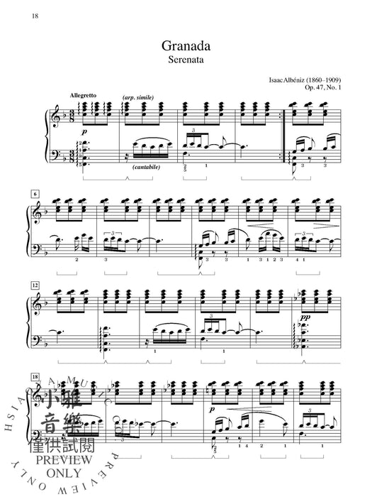 Anthology of Romantic Piano Music Intermediate to Early Advanced Works by 36 Composers 鋼琴 | 小雅音樂 Hsiaoya Music