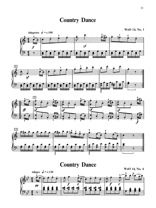 Beethoven: Dances for the Piano 19 Short Pieces to Play Before His Sonatinas 貝多芬 舞曲 鋼琴 小品 小奏鳴曲 | 小雅音樂 Hsiaoya Music