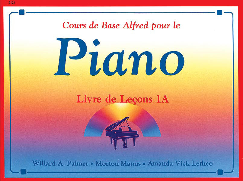 Alfred's Basic Piano Library: French Edition Lesson Book 1A 鋼琴 | 小雅音樂 Hsiaoya Music
