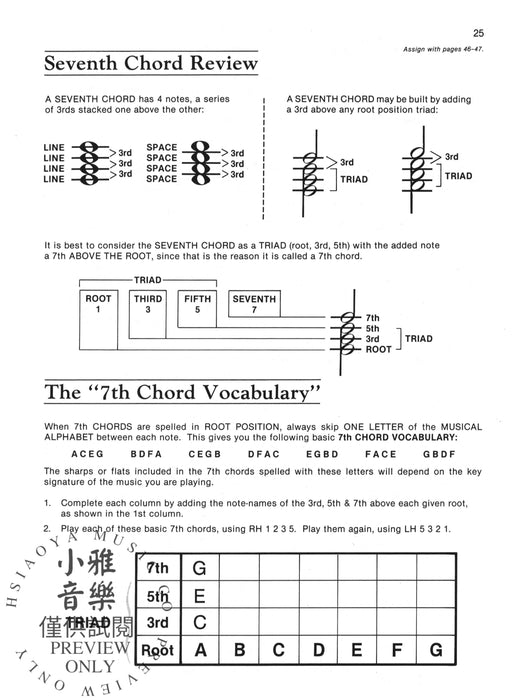 Alfred's Basic Adult Piano Course: Theory Book 2 鋼琴 | 小雅音樂 Hsiaoya Music