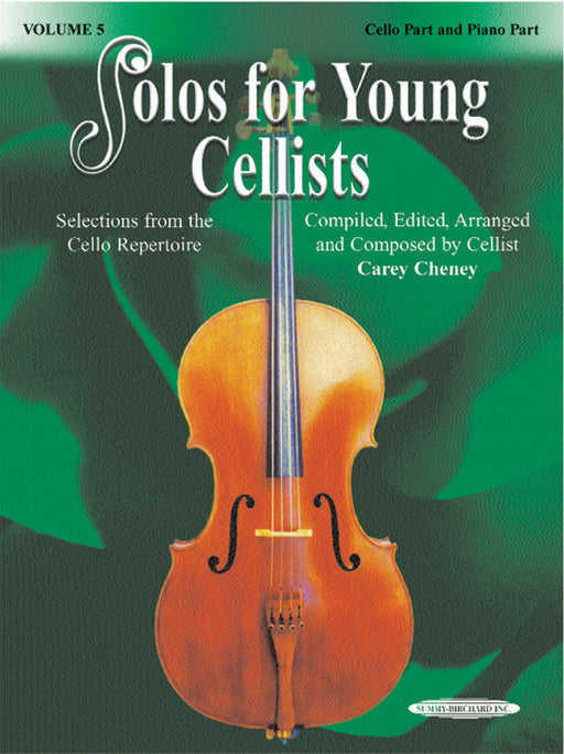 Solos for Young Cellists Cello Part and Piano Acc., Volume 5 Selections from the Cello Repertoire 獨奏 大提琴 鋼琴 大提琴 | 小雅音樂 Hsiaoya Music