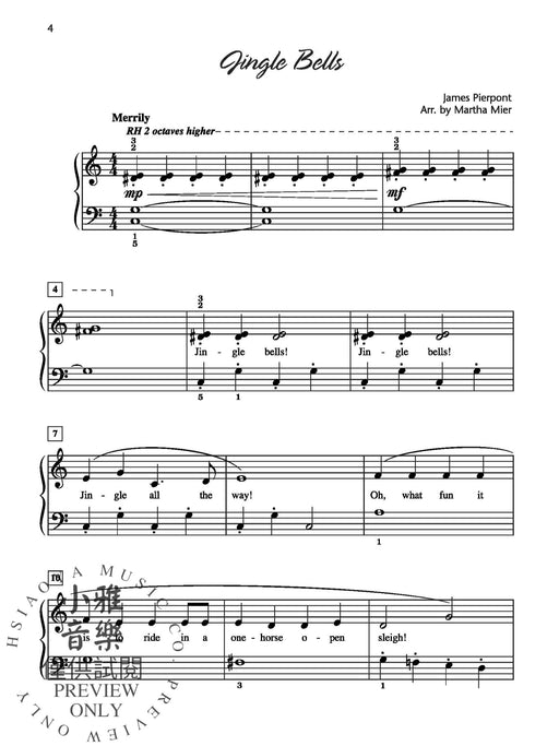 Christmas Delights, Book 2 7 Late Elementary Christmas Carols and Songs Arranged for Piano 耶誕頌歌 鋼琴 | 小雅音樂 Hsiaoya Music