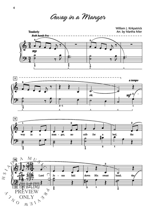 Christmas Delights, Book 3 7 Early Intermediate Christmas Carols and Songs Arranged for Piano 耶誕頌歌 鋼琴 | 小雅音樂 Hsiaoya Music