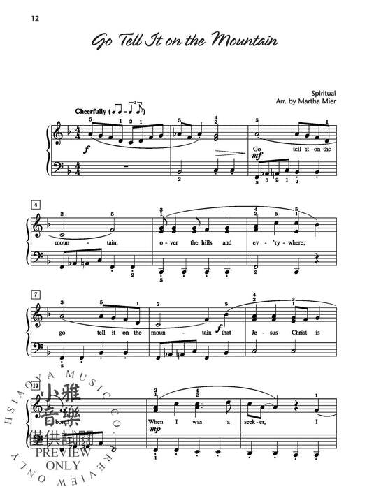 Christmas Delights, Book 3 7 Early Intermediate Christmas Carols and Songs Arranged for Piano 耶誕頌歌 鋼琴 | 小雅音樂 Hsiaoya Music