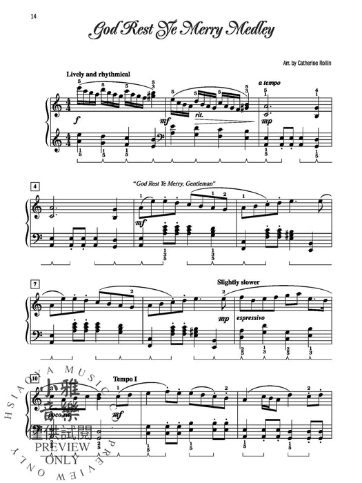 Christmas Medleys and Variations 組合曲 詠唱調 | 小雅音樂 Hsiaoya Music