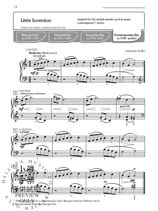 Pathways to Artistry: Repertoire, Book 1 A Method for Comprehensive Technical and Musical Development | 小雅音樂 Hsiaoya Music