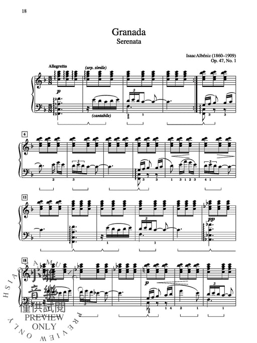 Anthology of Romantic Piano Music with Performance Practices in Romantic Piano Music Intermediate to Early Advanced works by 36 Composers 鋼琴 | 小雅音樂 Hsiaoya Music