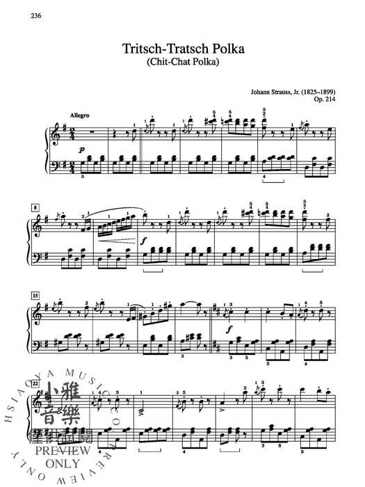 Anthology of Romantic Piano Music with Performance Practices in Romantic Piano Music Intermediate to Early Advanced works by 36 Composers 鋼琴 | 小雅音樂 Hsiaoya Music