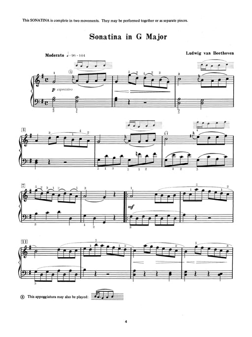 Beethoven: Sonatina in G Major 貝多芬 小奏鳴曲 | 小雅音樂 Hsiaoya Music